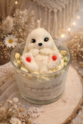 Bougie chantilly lapin vanille