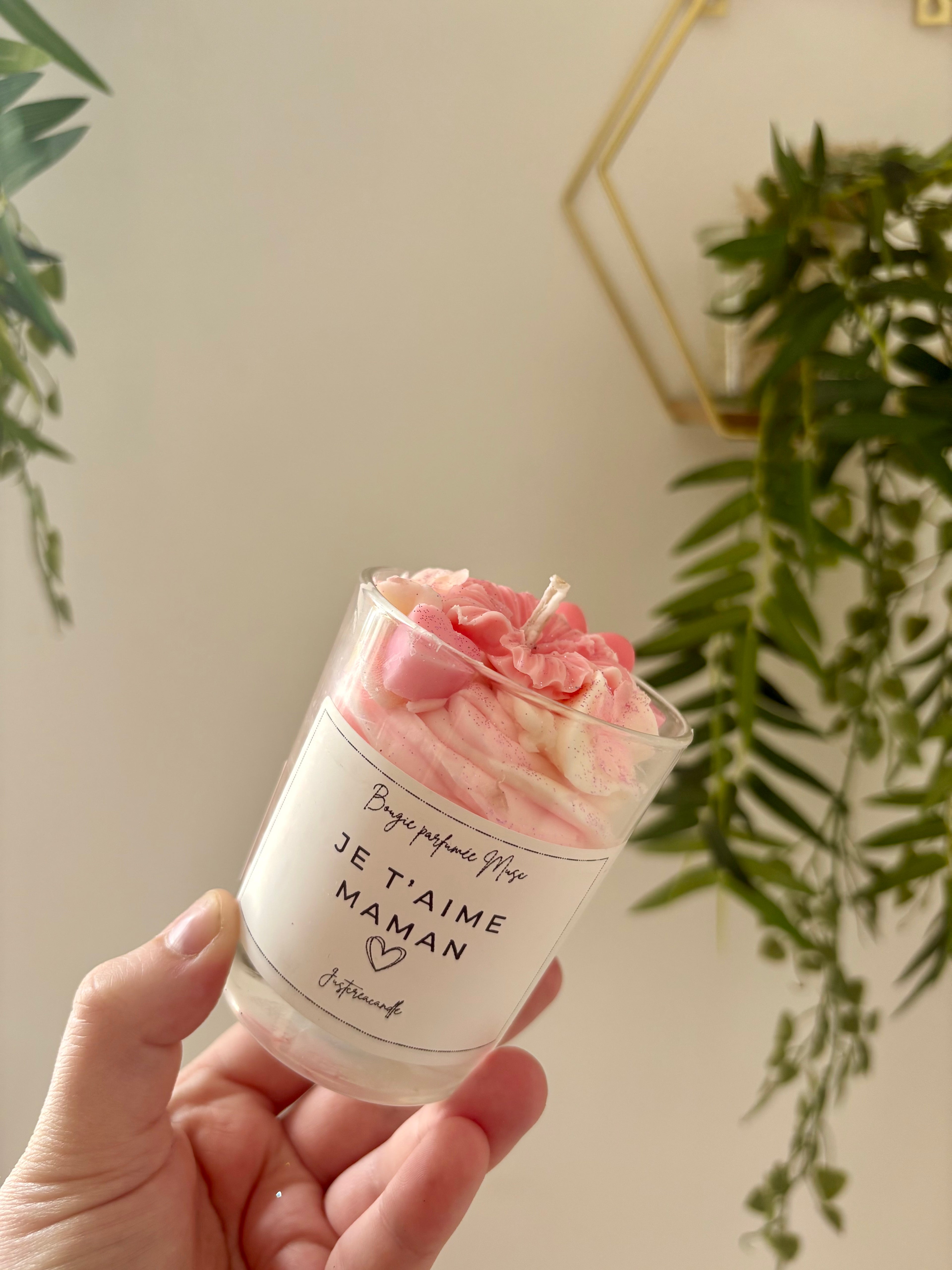 Bougie fête des mères musc